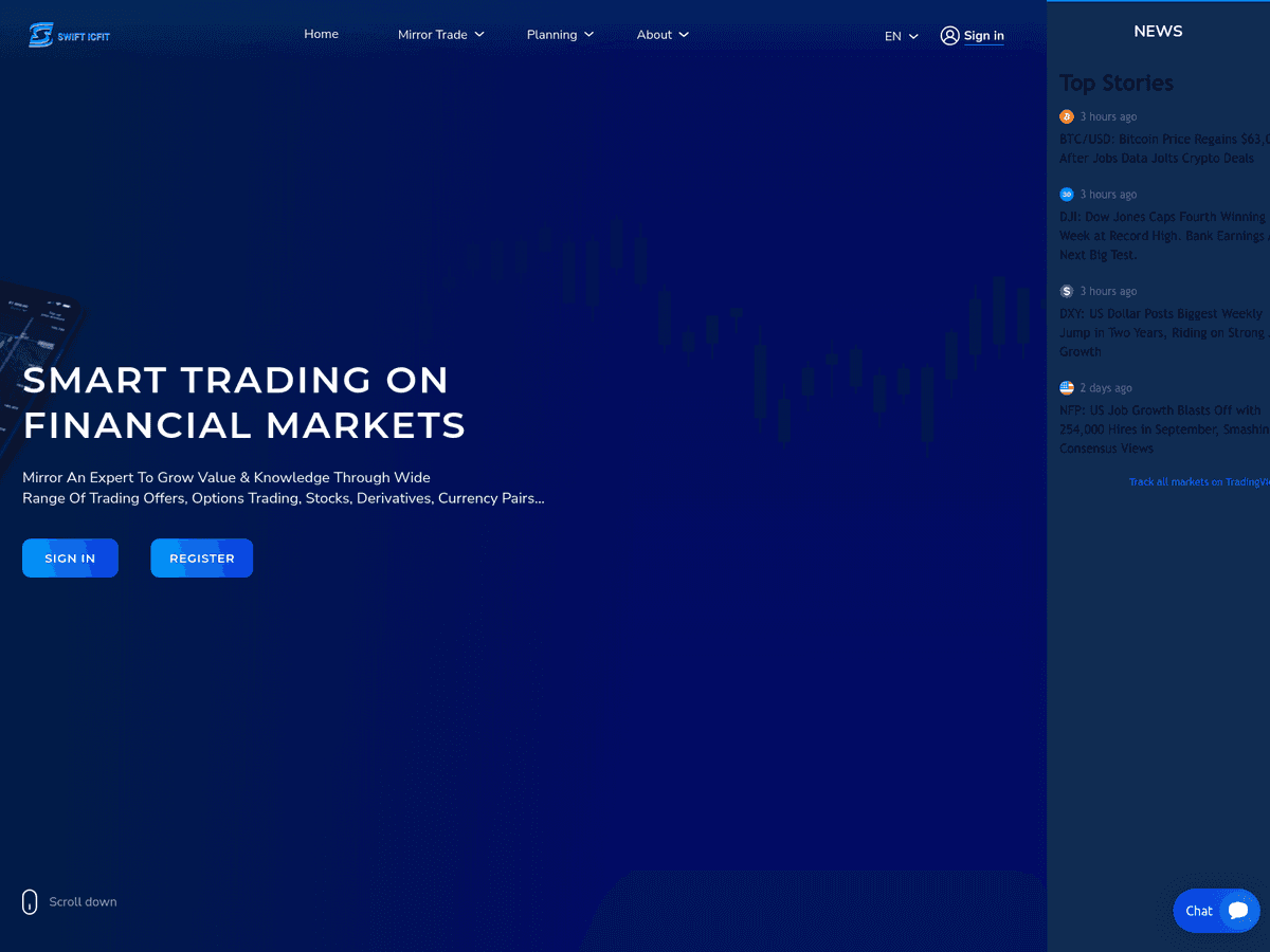 Screenshot von Coinifytrading Bolt