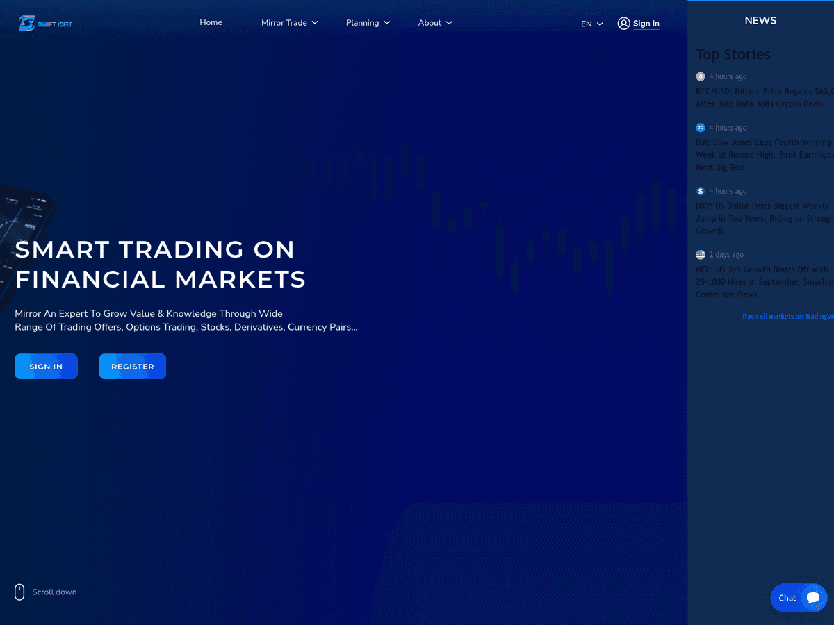 Screenshot von Coinifytrading Bolt