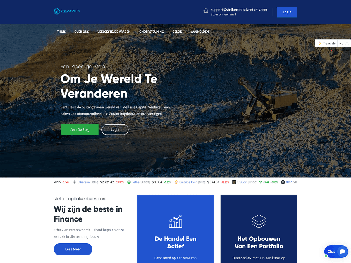 Screenshot von Stellarcapitalventures