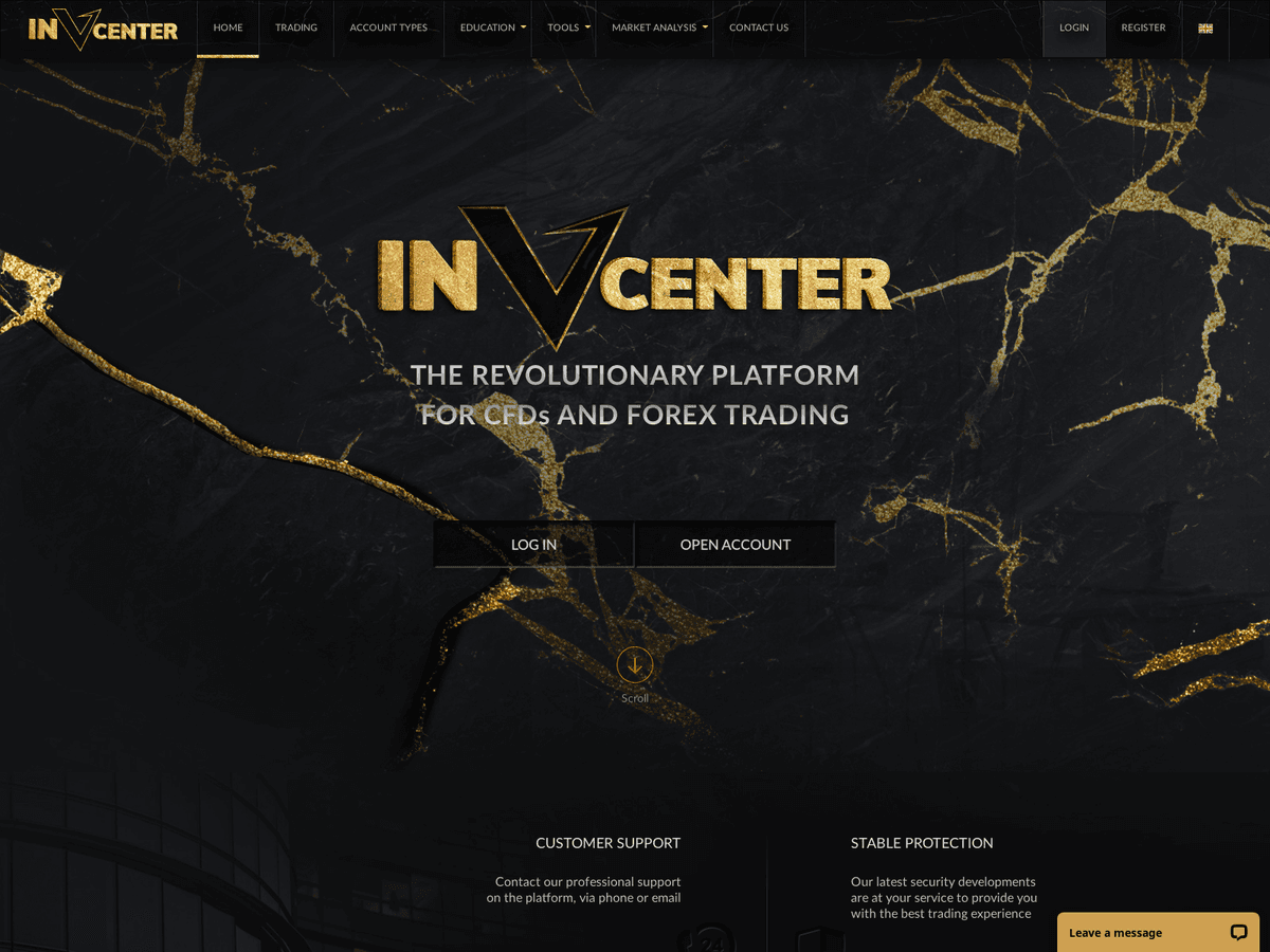 Screenshot von Invcenter