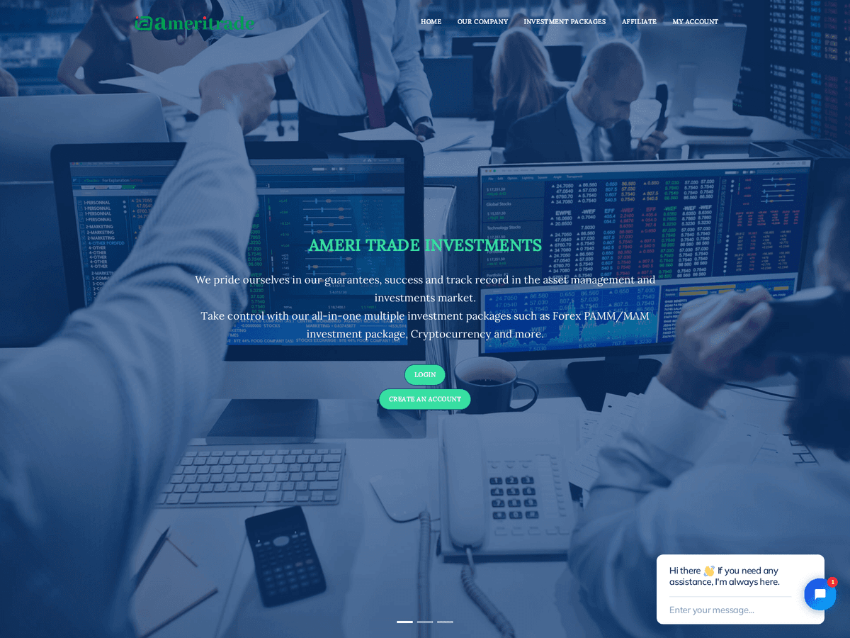 Screenshot von Ameritradevest