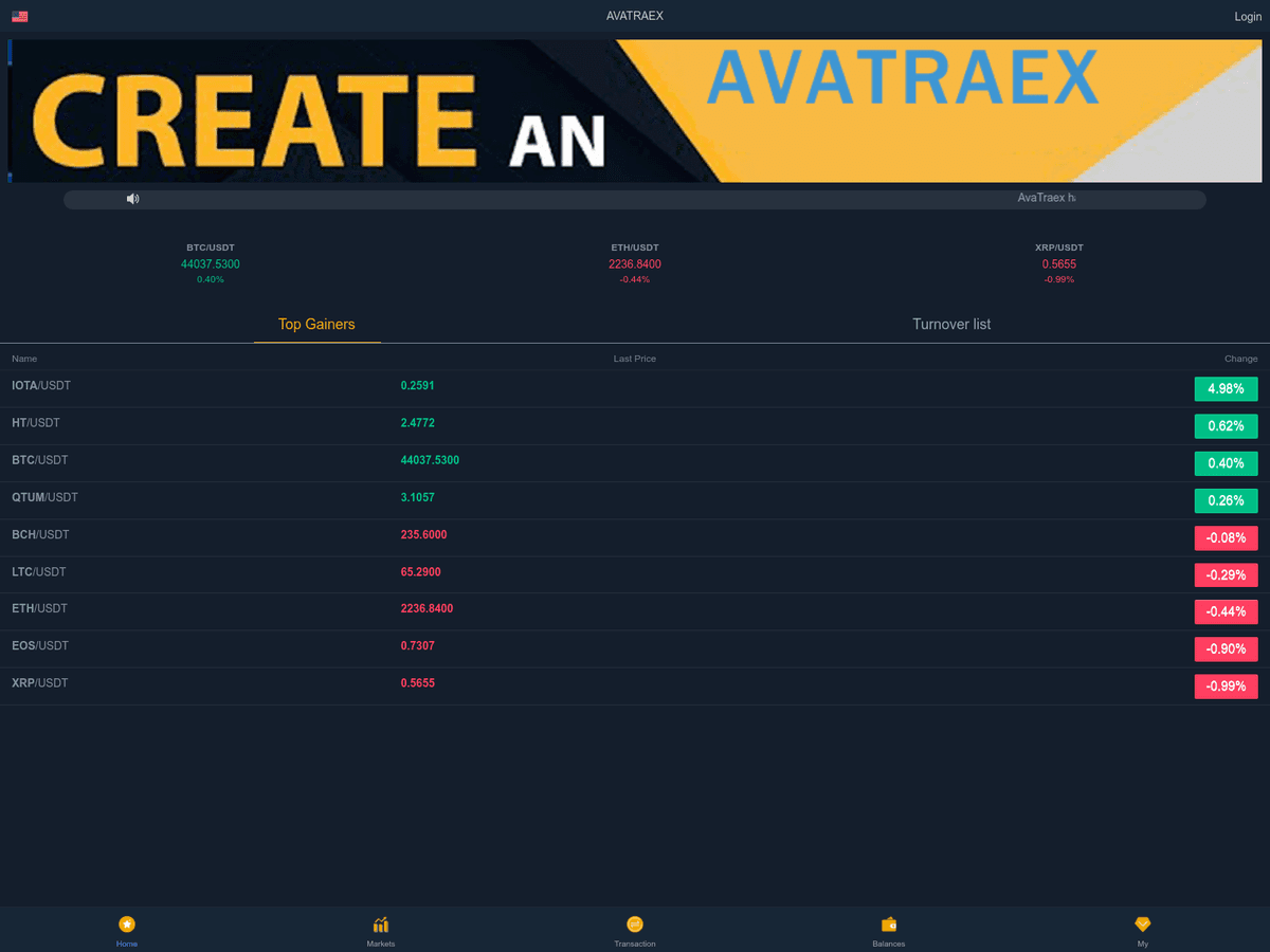 Screenshot der Webseite Avatradeex (avatradeex.com)