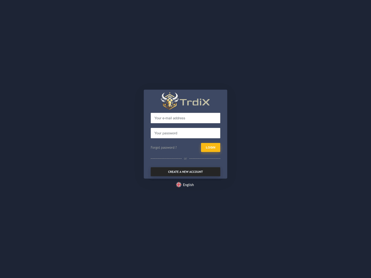 Screenshot der Webseite Trdix (trdix.com)