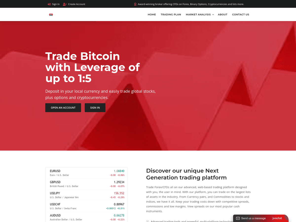 Screenshot von Nexusmarketfx