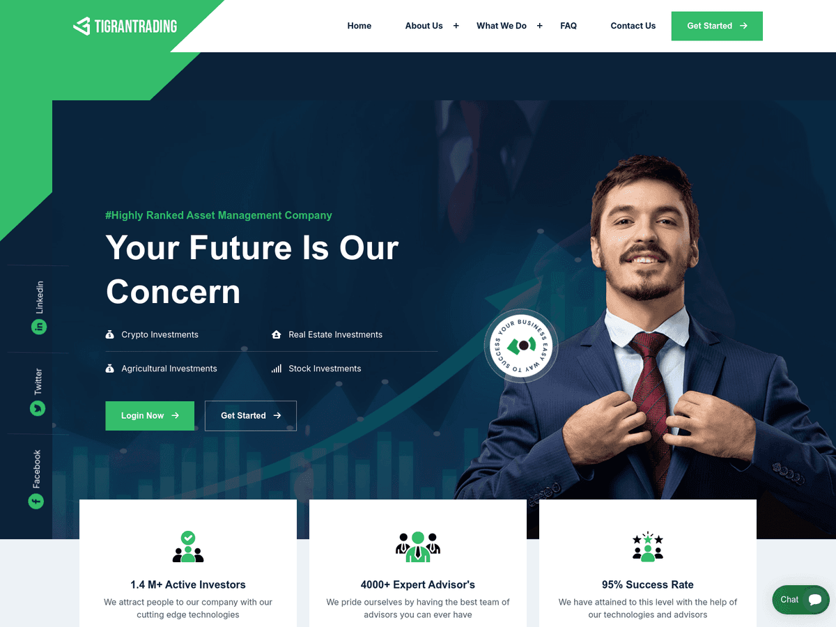 Screenshot von Tigrantrading