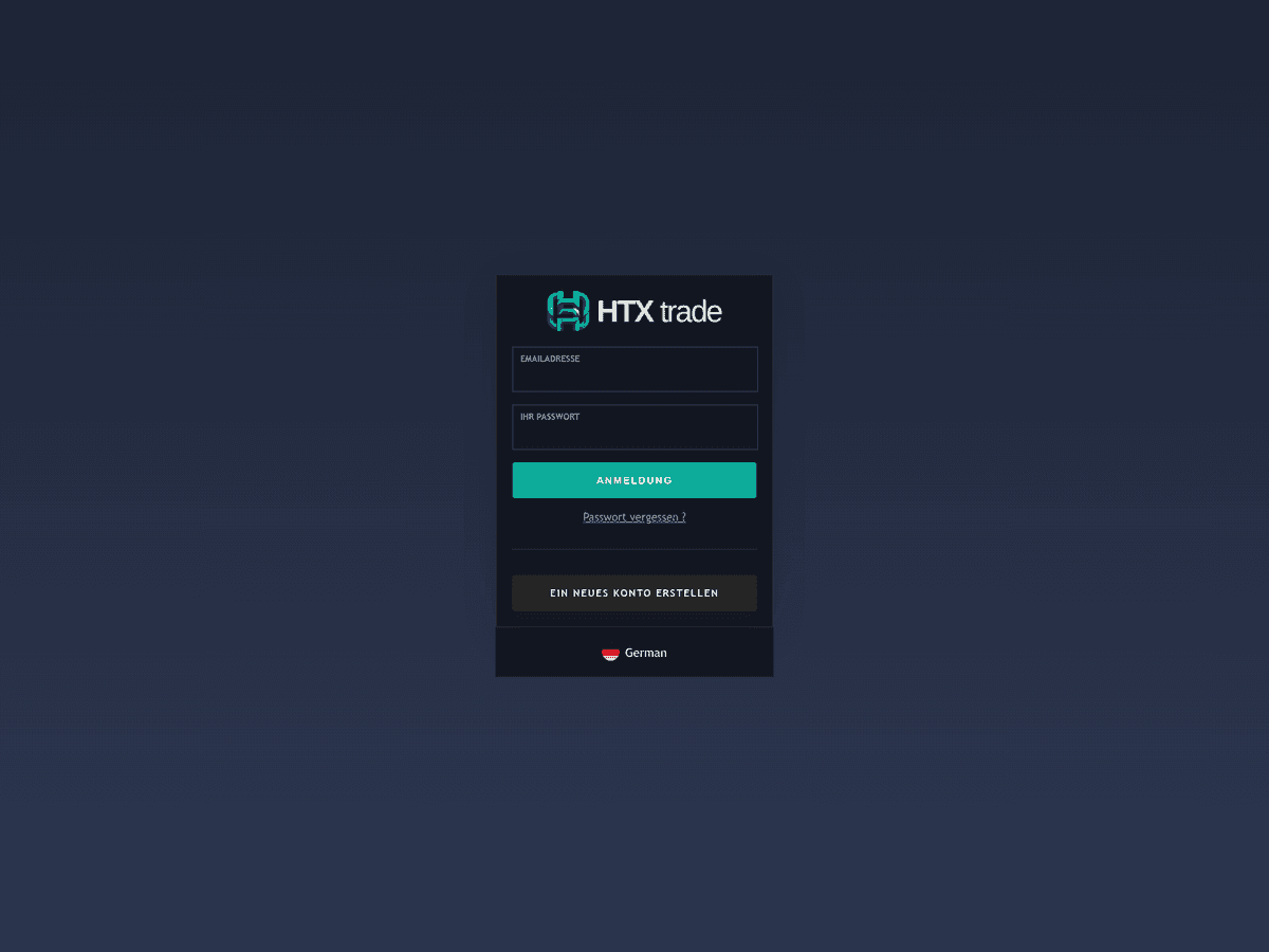 Screenshot der Webseite Htx Trade (htx-trade.net)