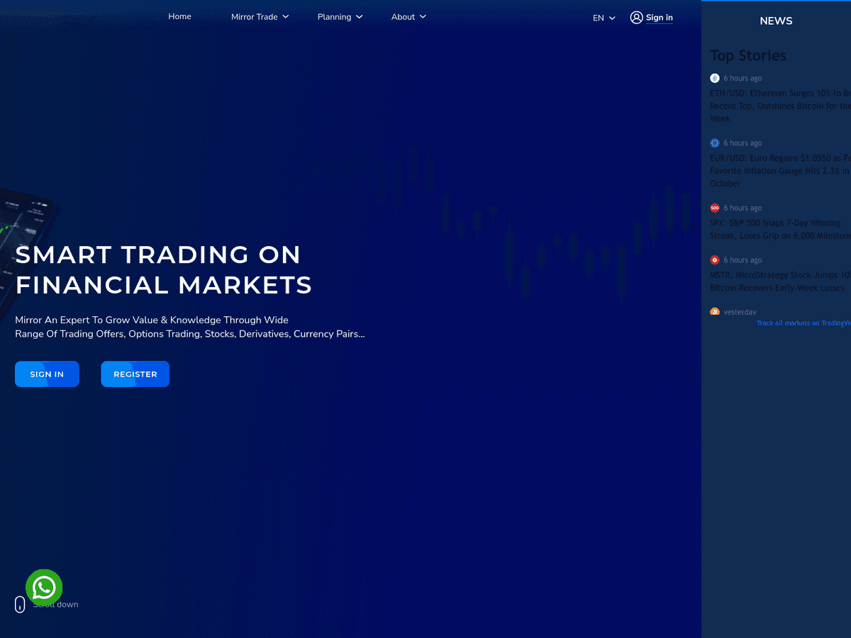 Screenshot von Accruedigitalassets
