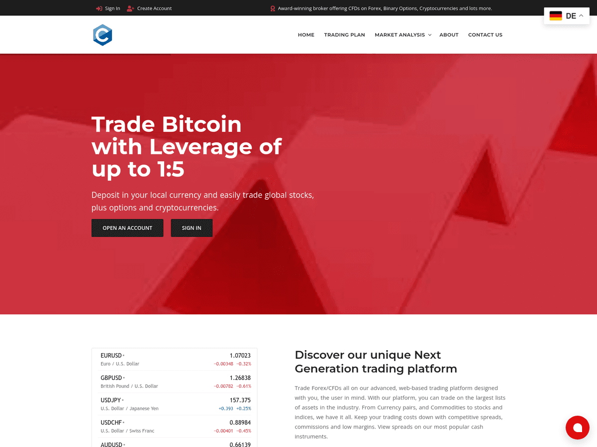 Screenshot von Octacoininvestment
