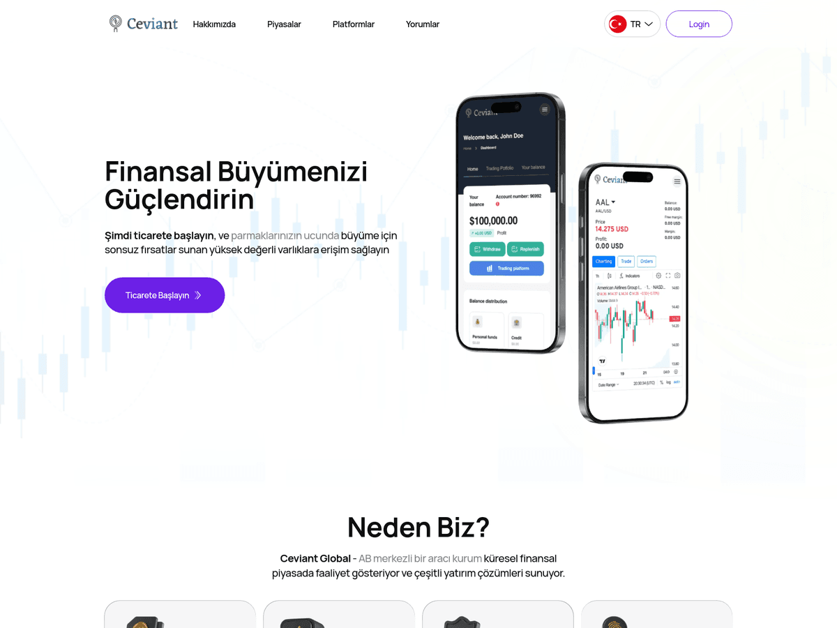 Screenshot von Ceviantlimited