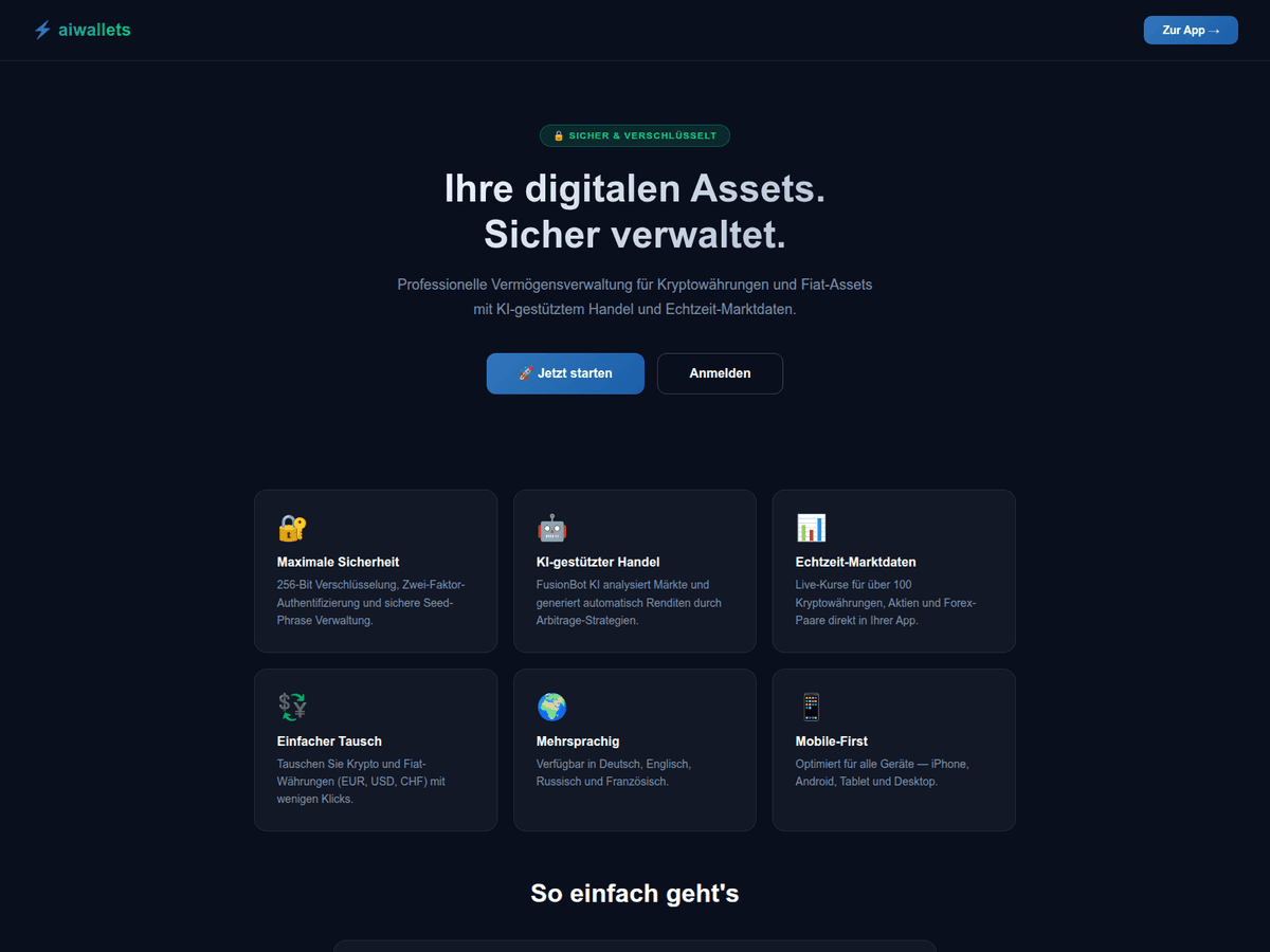 Screenshot von Ai Wallet