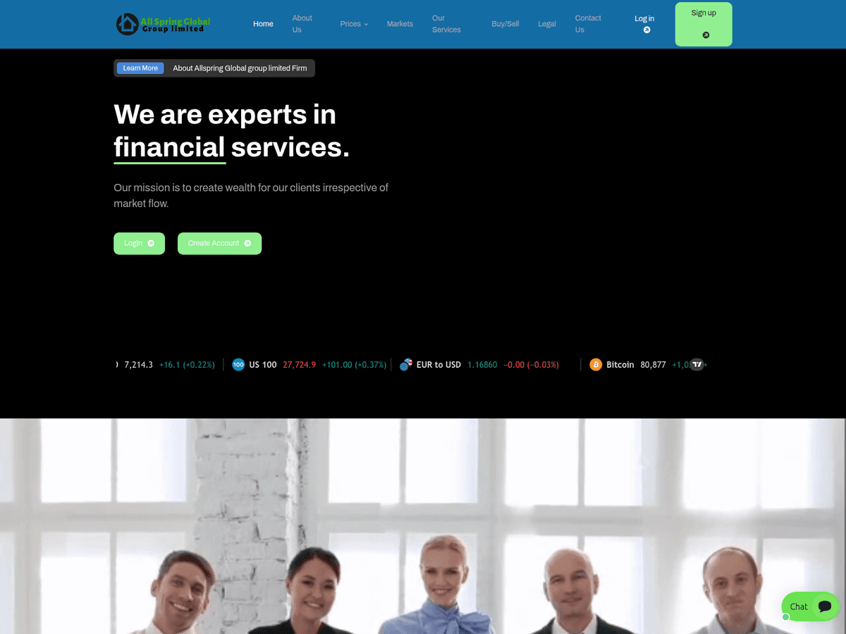 Screenshot von Allspringglobalgroupltd