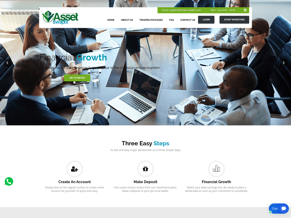 Screenshot von Assets Swapfx