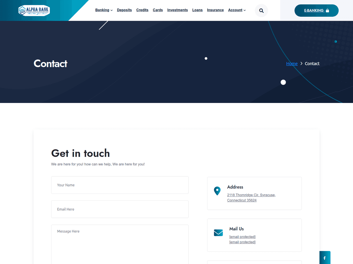 Screenshot der Webseite Larrytech (bank3.larrytech.dev)