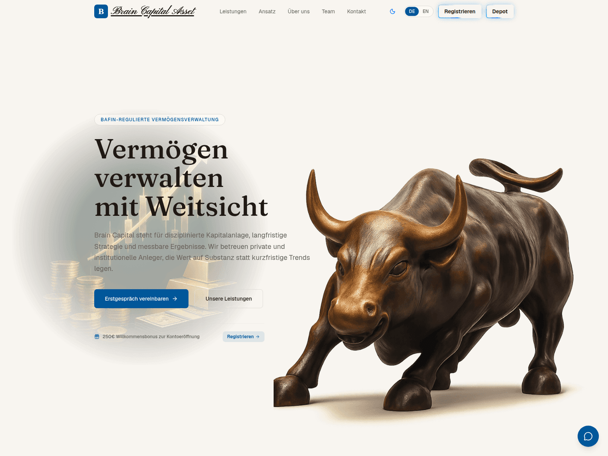 Screenshot der Webseite Brain Capital Asset (brain-capital-asset.com)