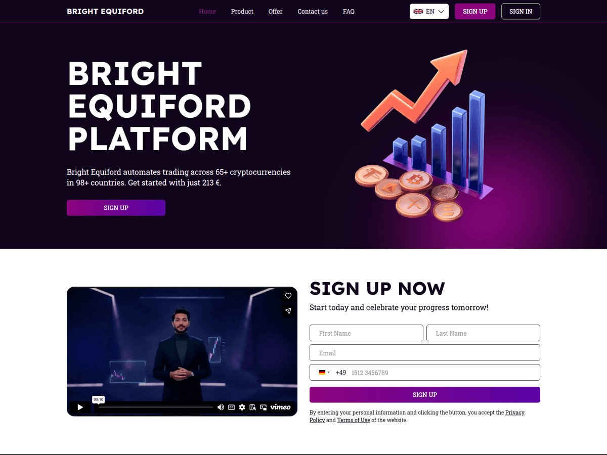 Screenshot von Bright Equiford