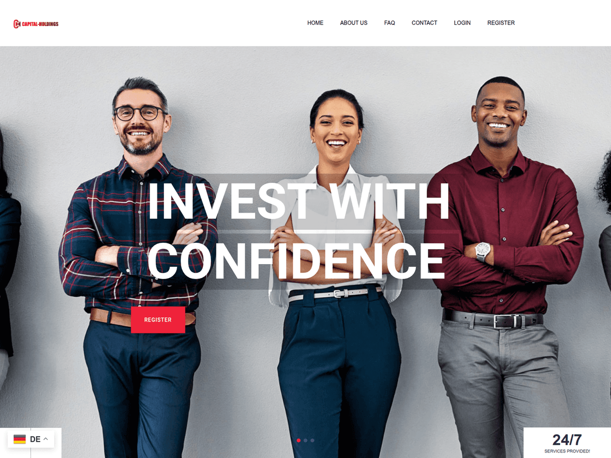 Screenshot von Capital Holdings