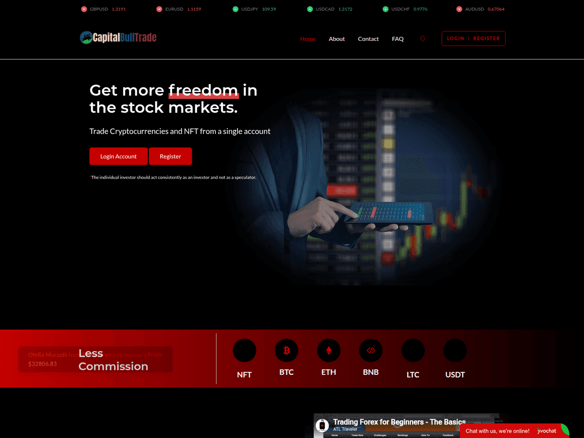 Screenshot von Capitalbulltrade