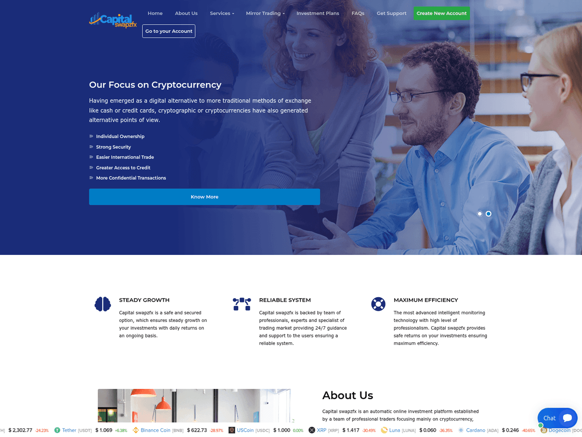 Screenshot von Capitalswapzfx