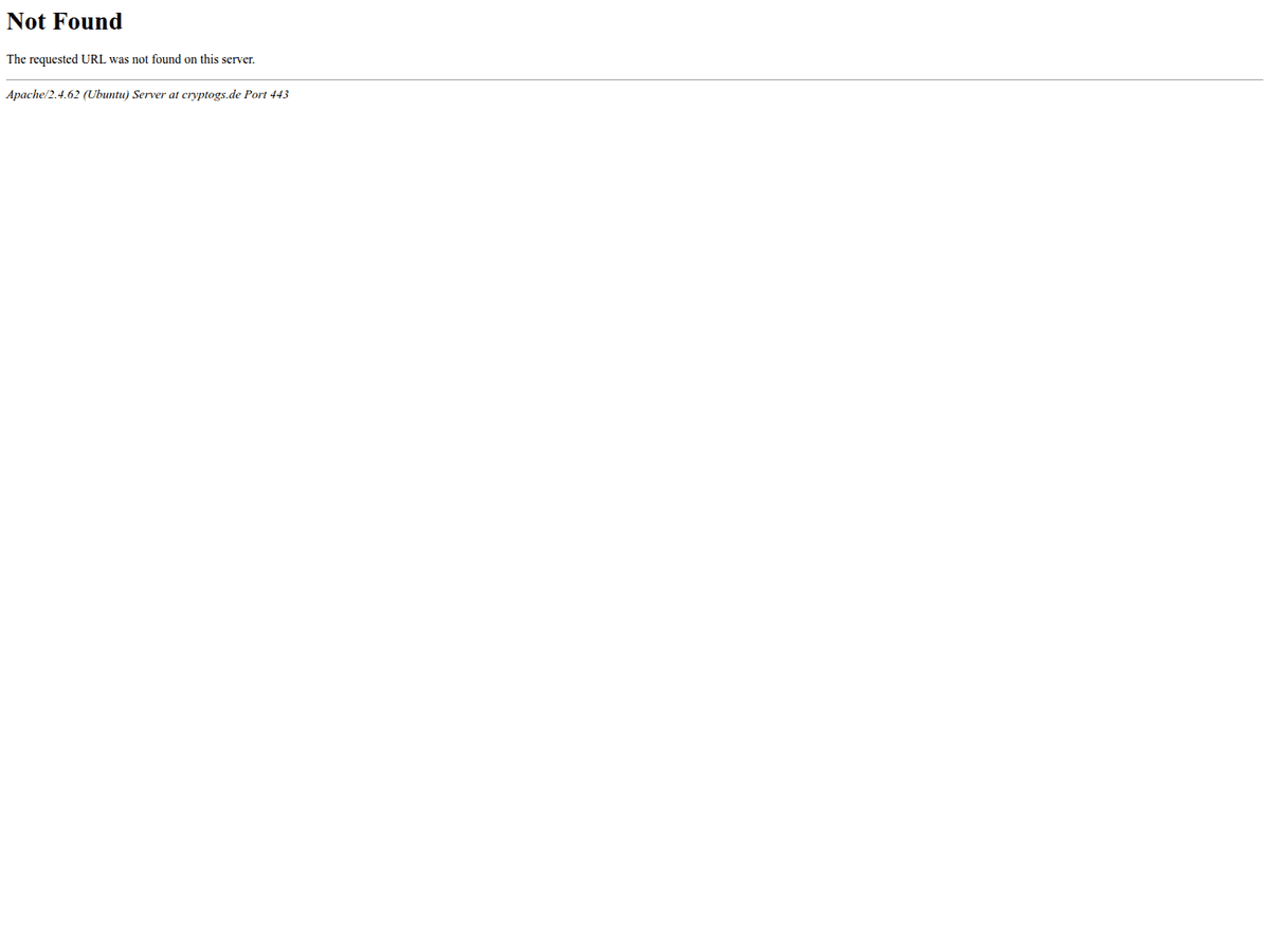 Screenshot der Webseite Cryptogs (cryptogs.de)