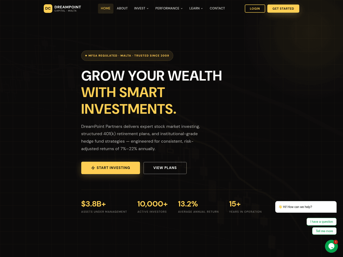 Screenshot von Dreampointpartners