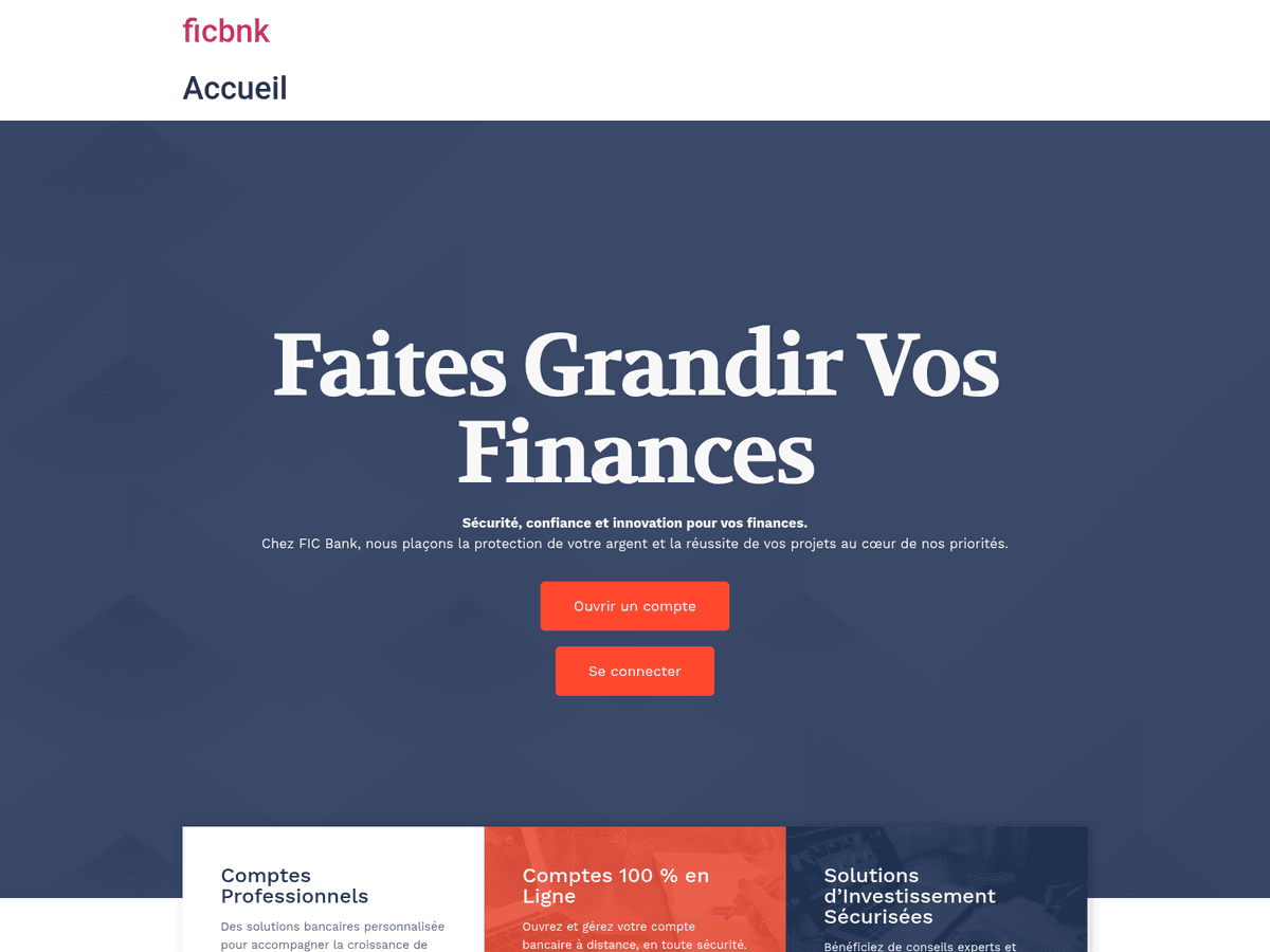 Screenshot der Webseite Ficbnk (ficbnk.com)