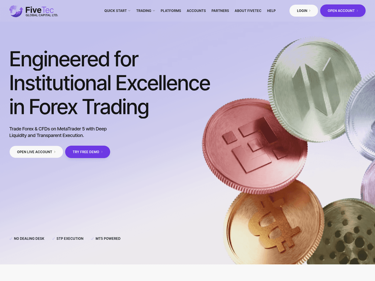 Screenshot von Fivetecglobalcapital