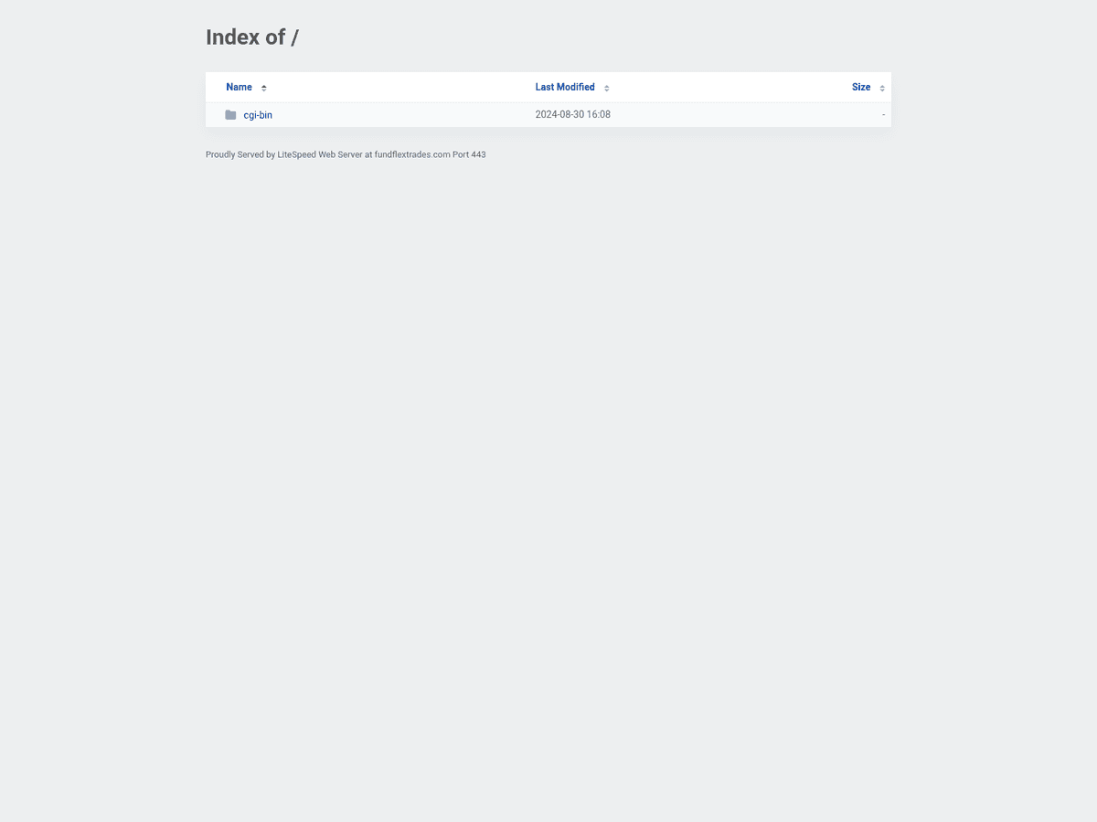 Screenshot der Webseite Fundflextrades (fundflextrades.com)