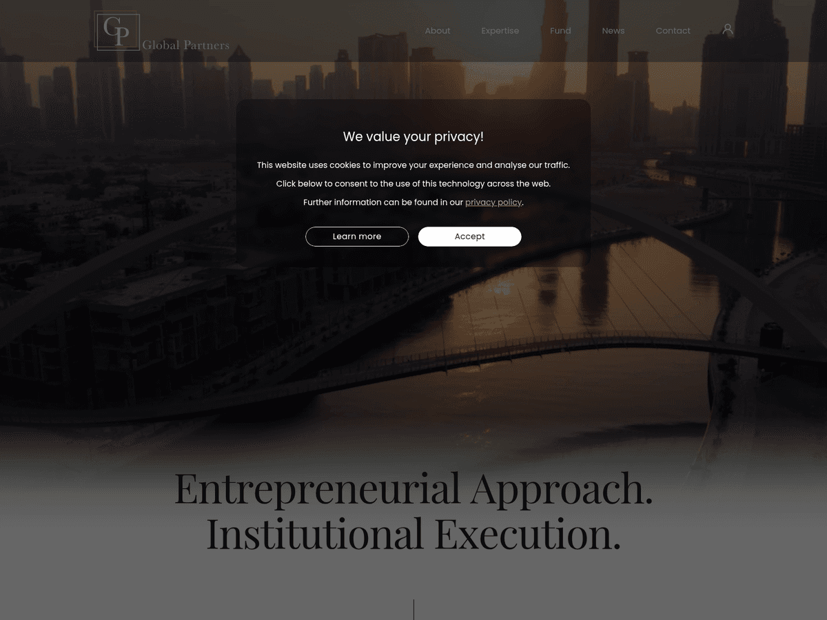 Screenshot von Globalpartners Ltd