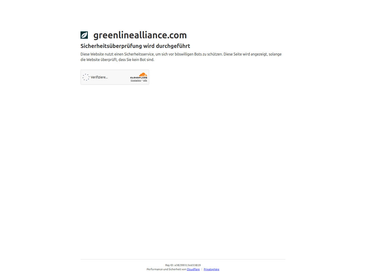 Screenshot von Greenlinealliance