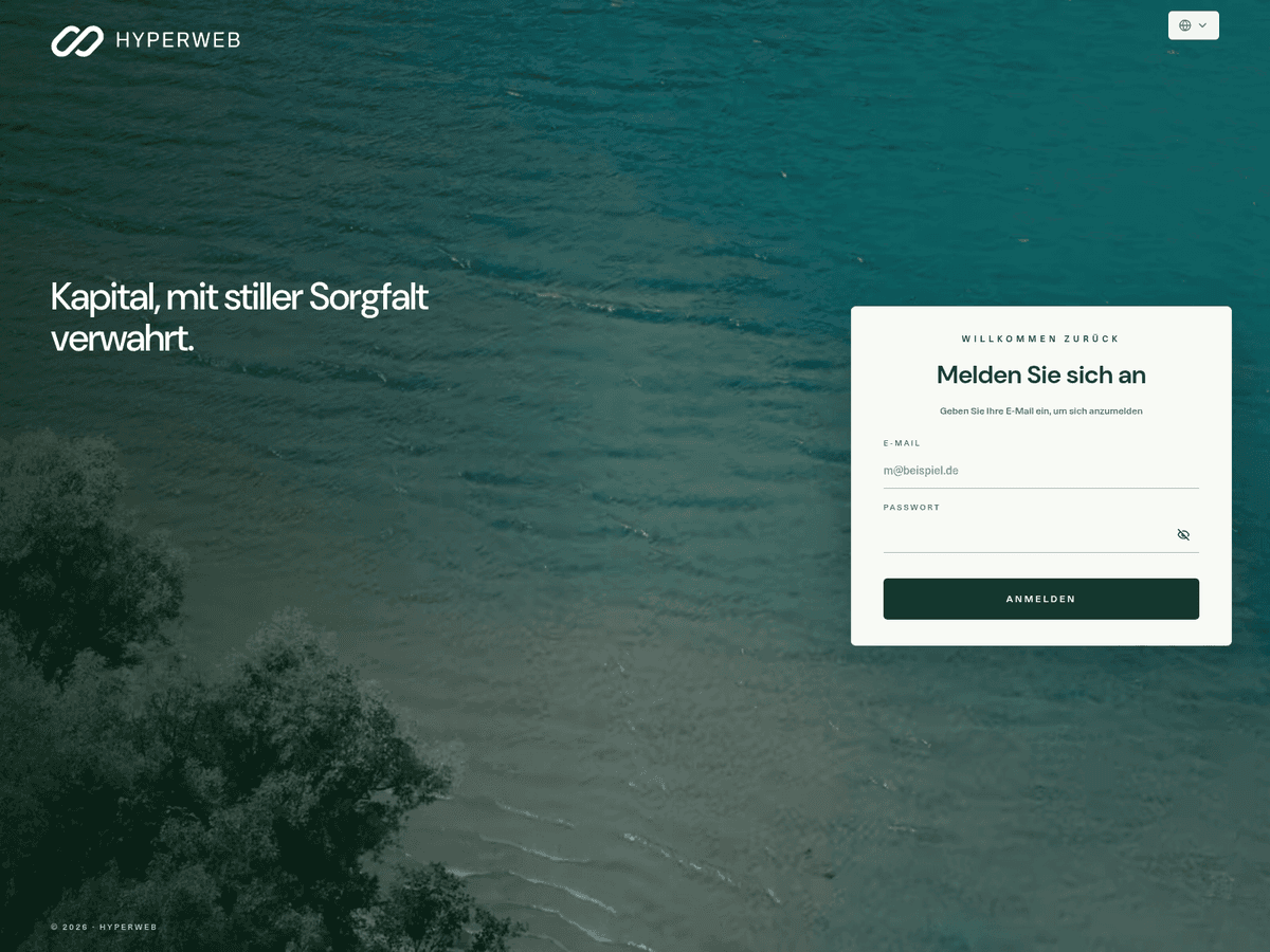 Screenshot der Webseite Hyperweb (hyperweb.cc)