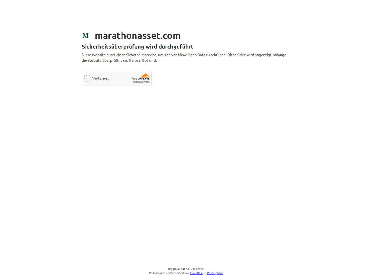 Screenshot der Webseite Marathonasset (marathonasset.com)