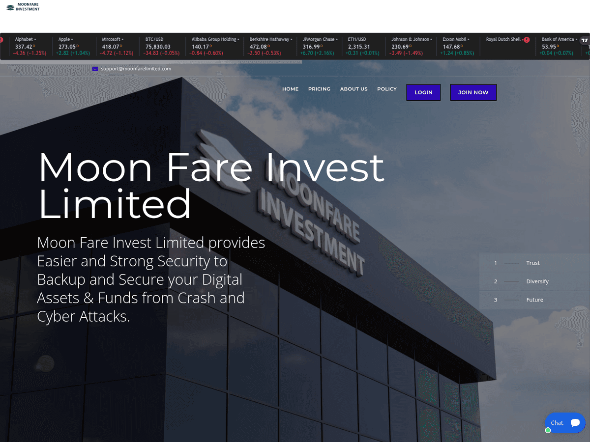 Screenshot von Moonfarelimited