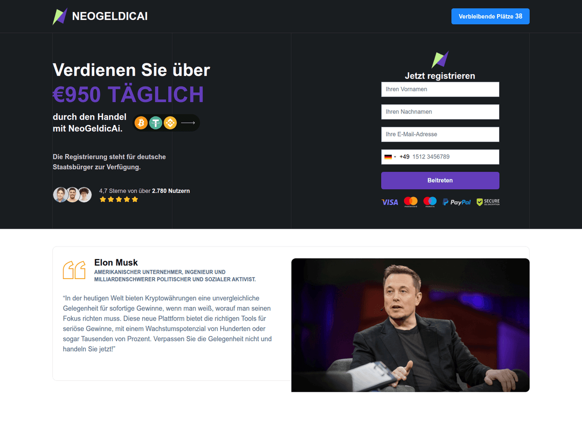 Screenshot von Neogeldicai