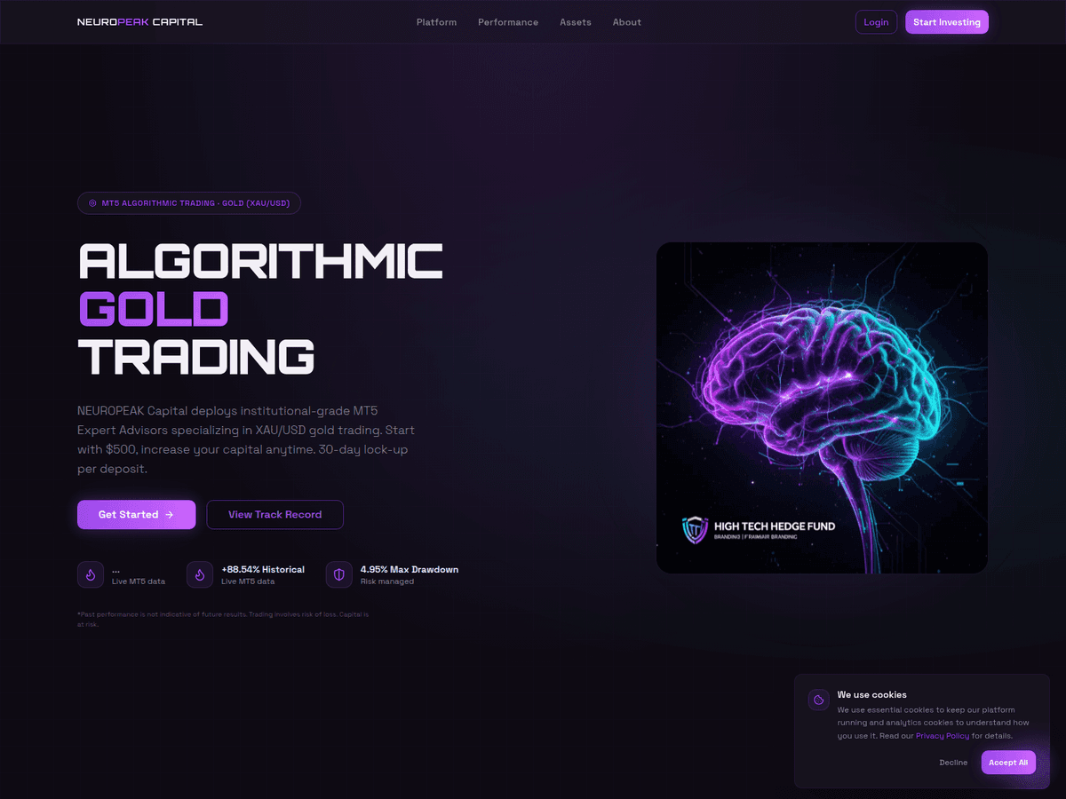 Screenshot von Neuropeakcapital