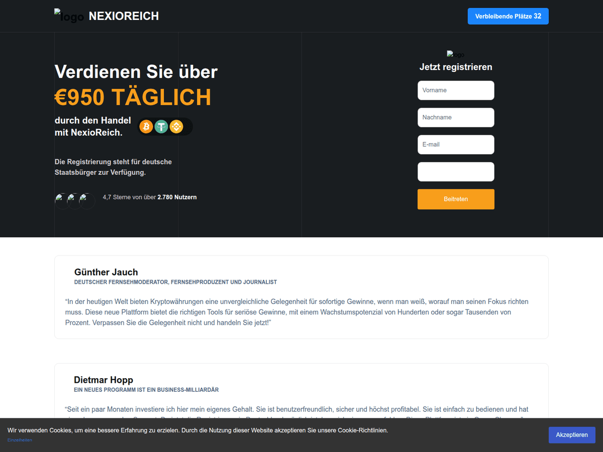 Screenshot von Nexioreich