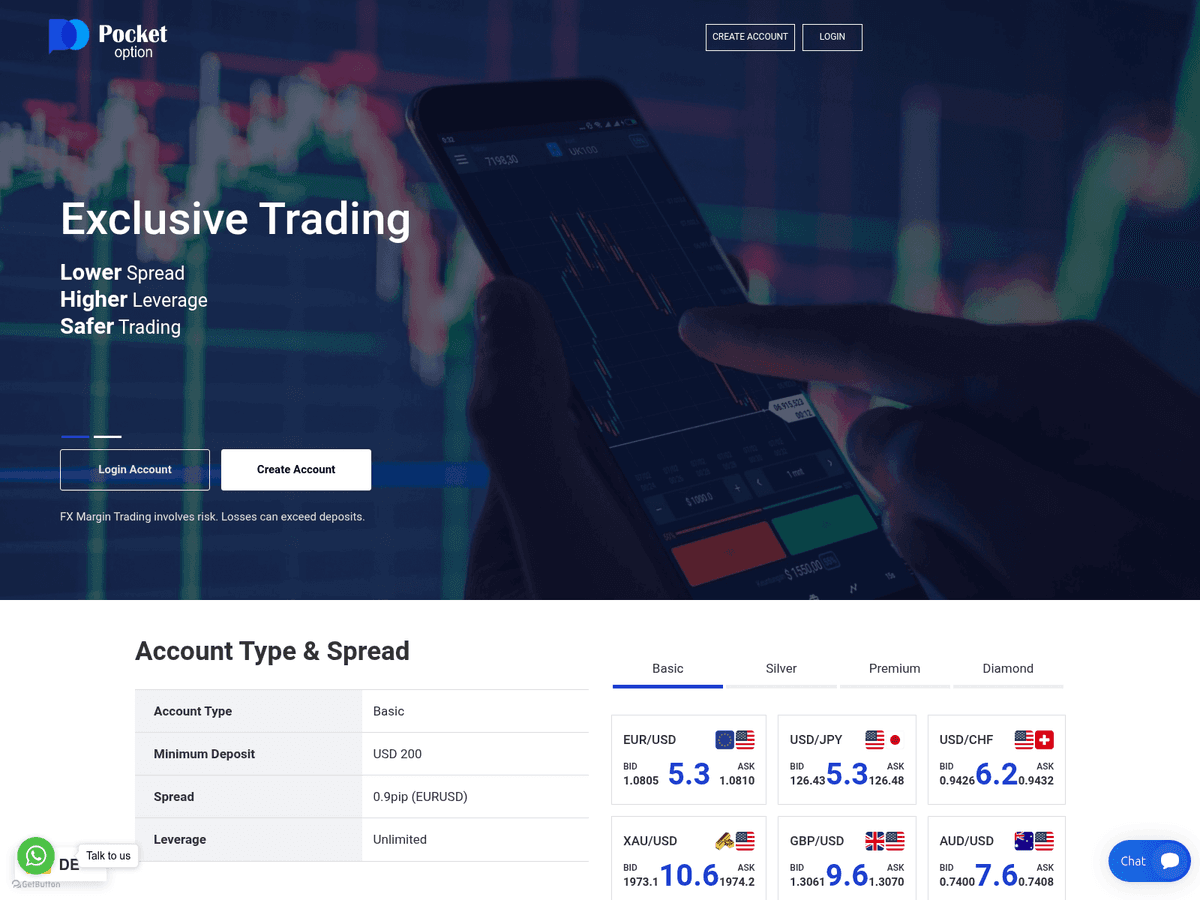 Screenshot der Webseite Pocketcapitalindex (pocketcapitalindex.com)