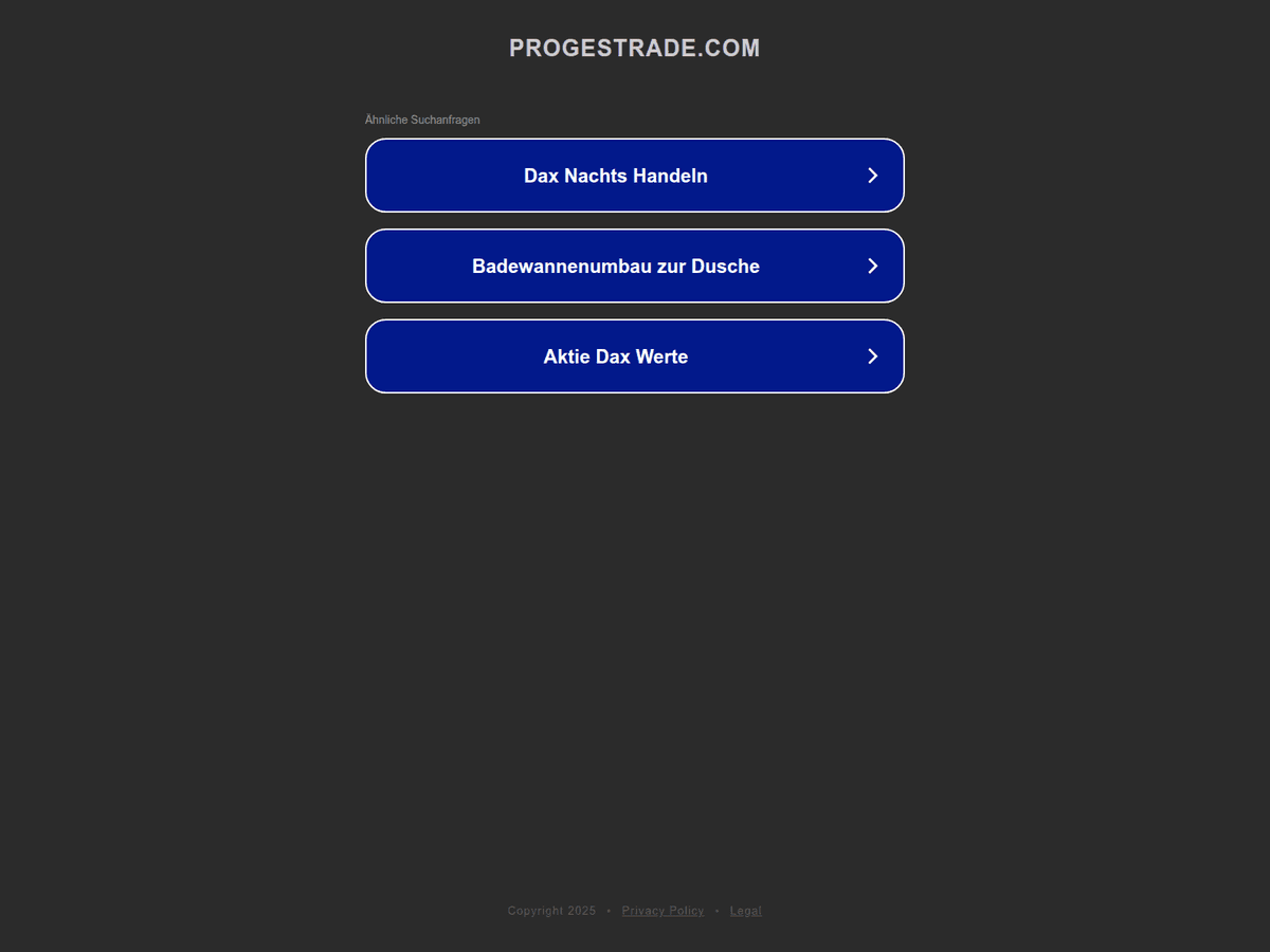 Screenshot von Progestrade