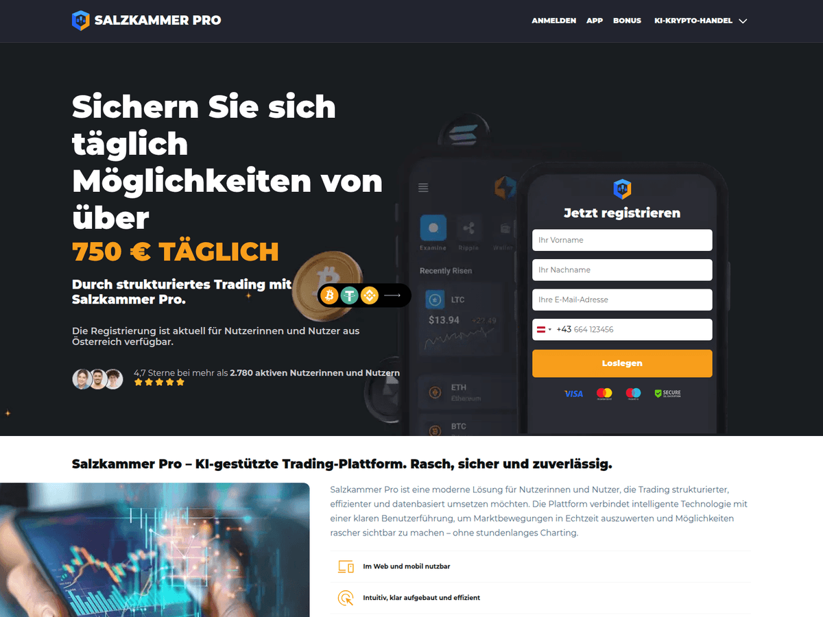 Screenshot von Salzkammer Pro