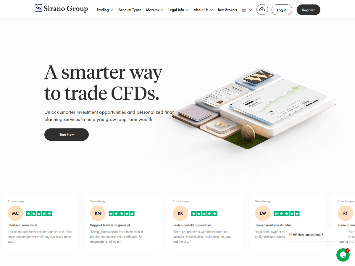 Screenshot von Siranogroup