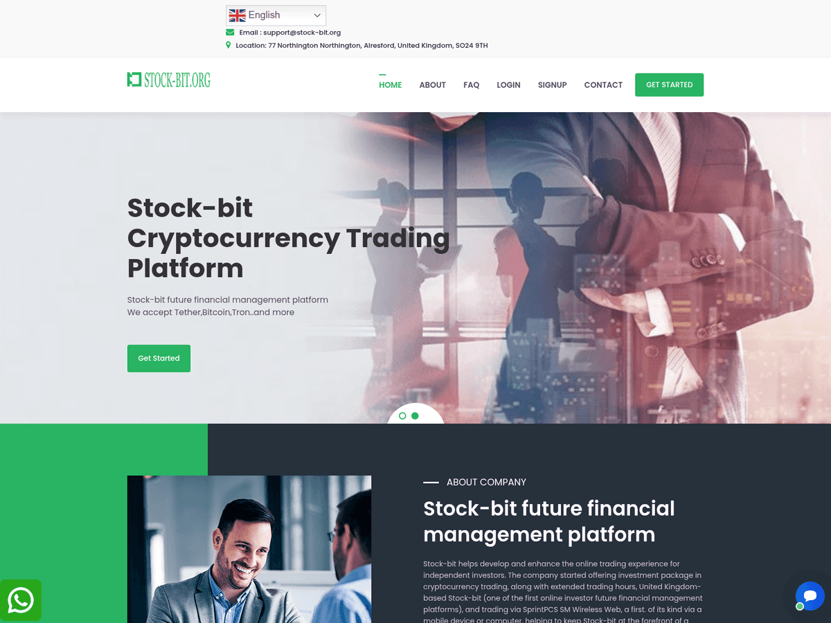 Screenshot von Stock Bit