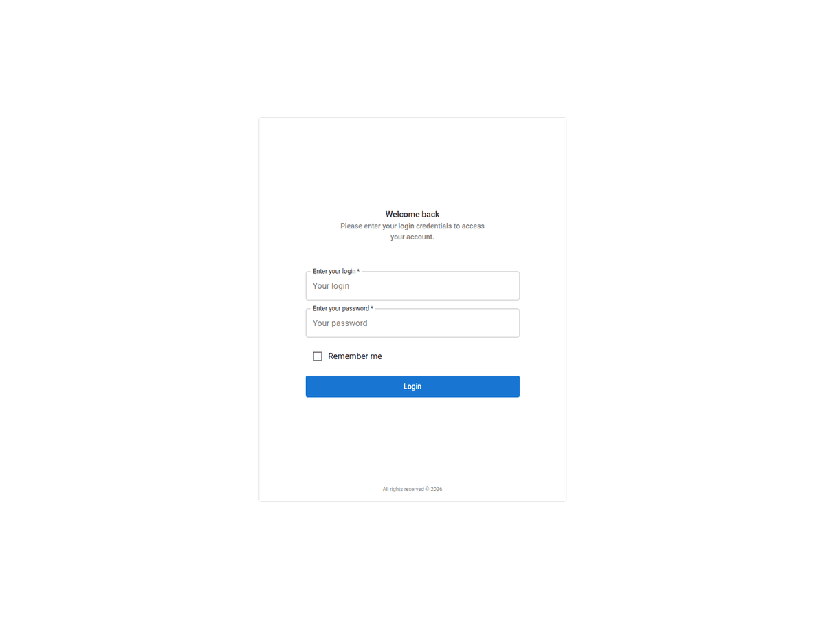 Screenshot der Webseite Loginhub (wt.loginhub.net)