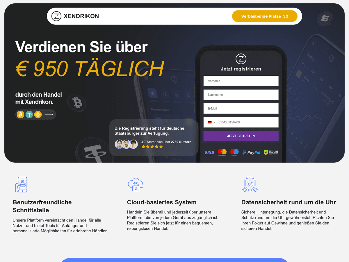 Screenshot von Xendrikon