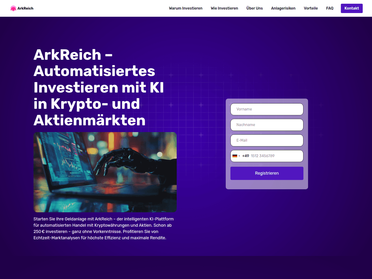 Screenshot von Arkreich
