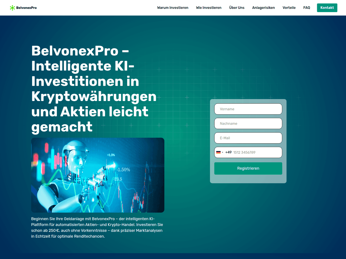 Screenshot von Belvonexpro
