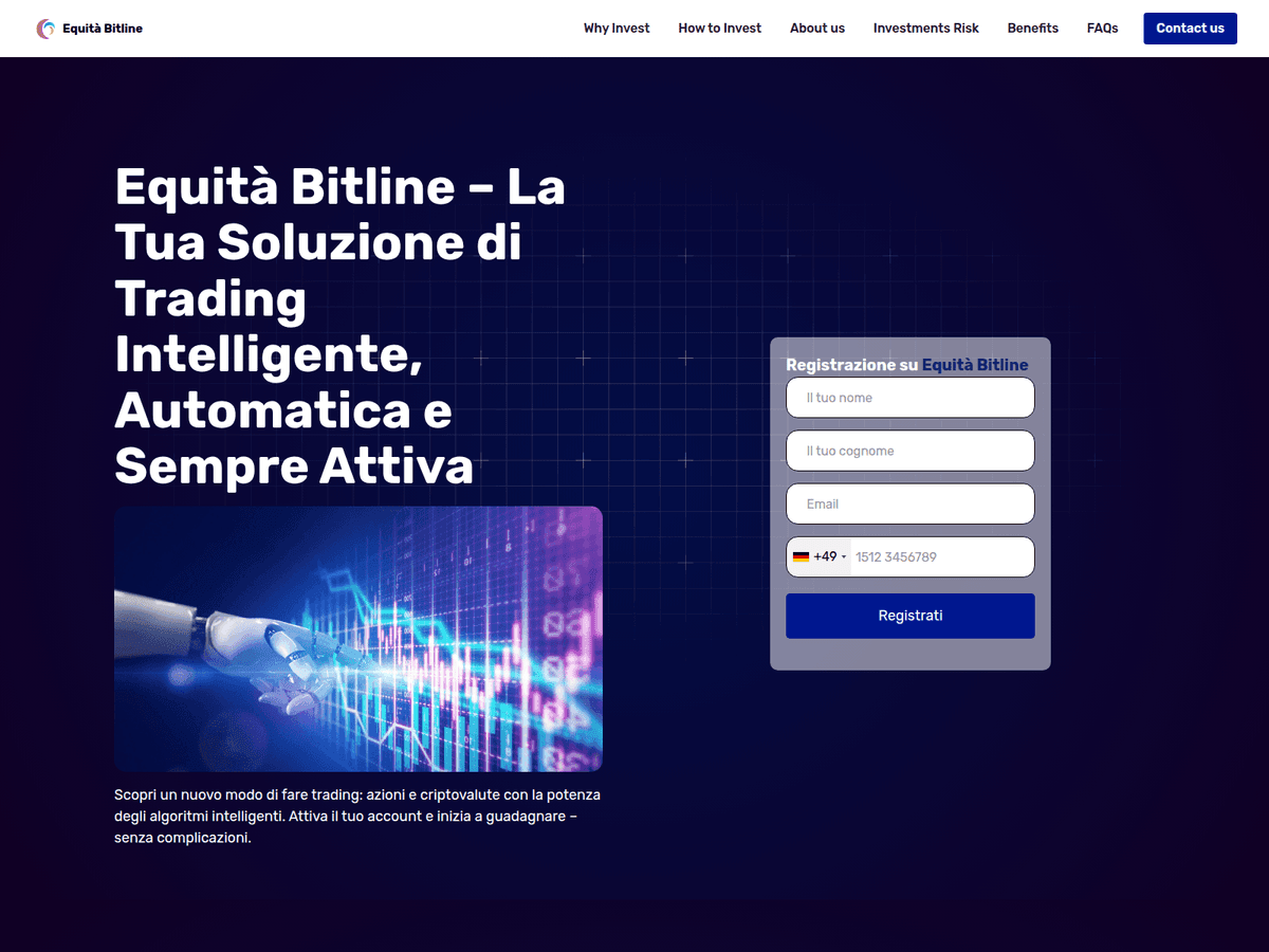 Screenshot von Equitabittline