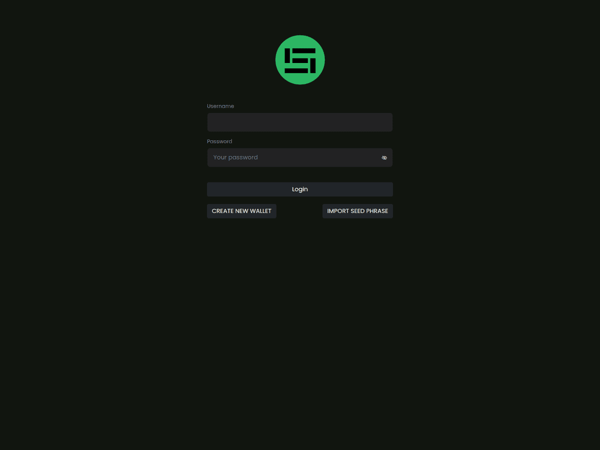 Screenshot von Nyx Wallet