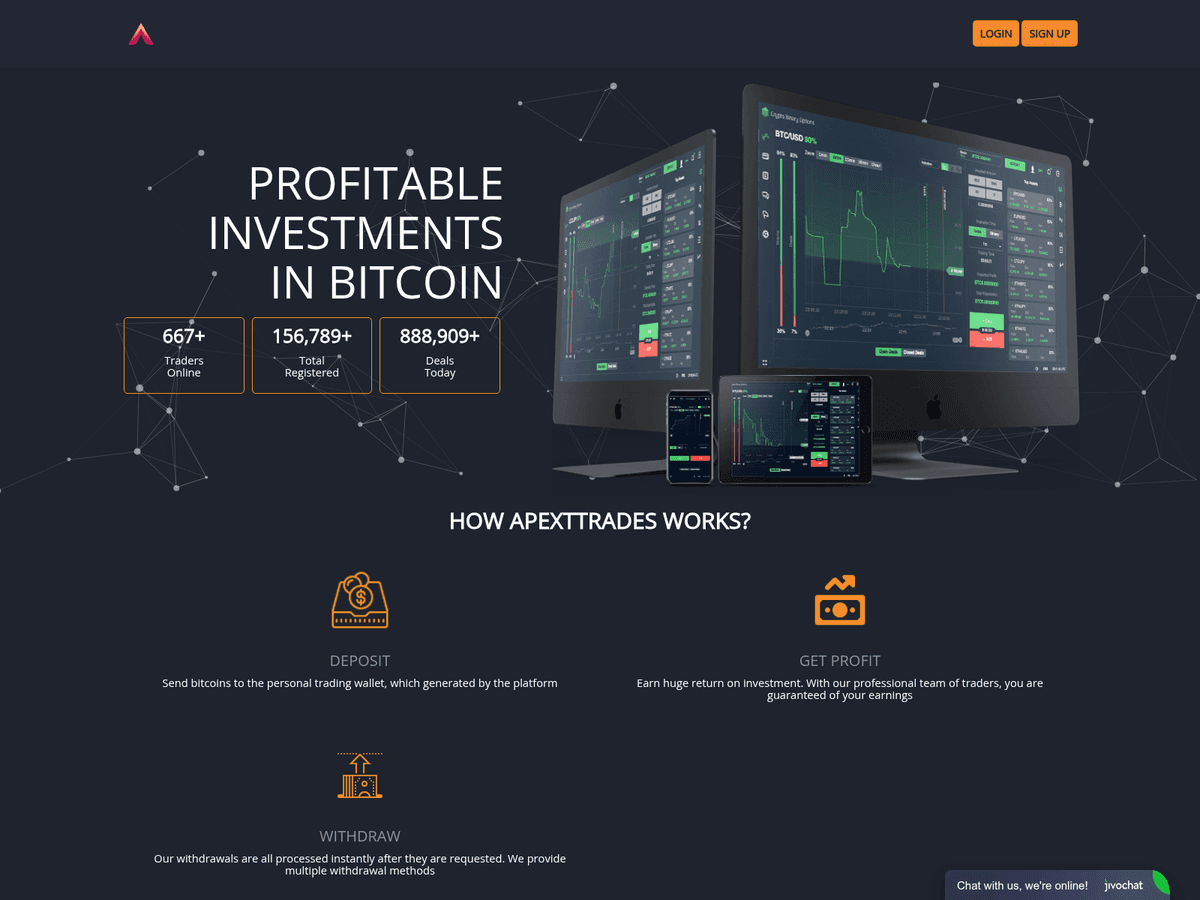 Screenshot von Apexttrades