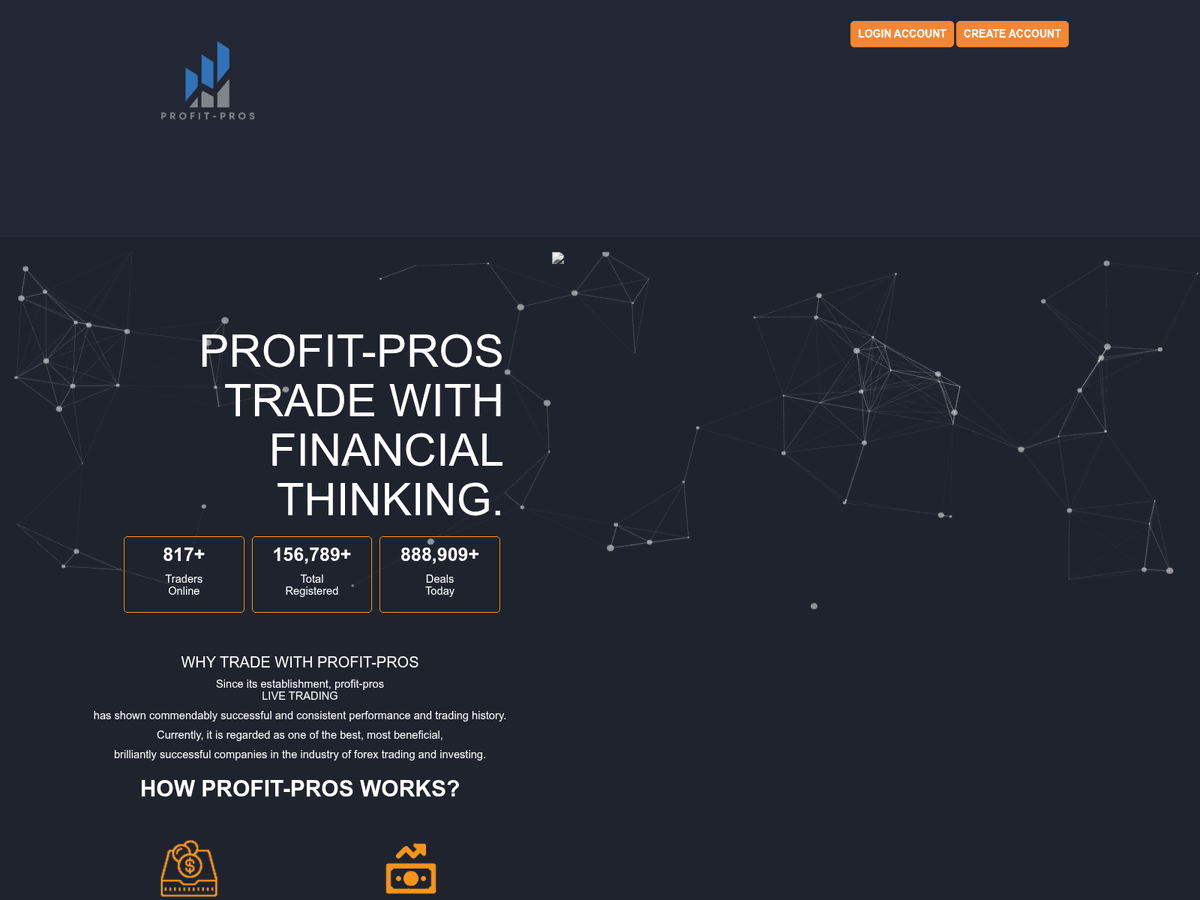 Screenshot von Profitpros