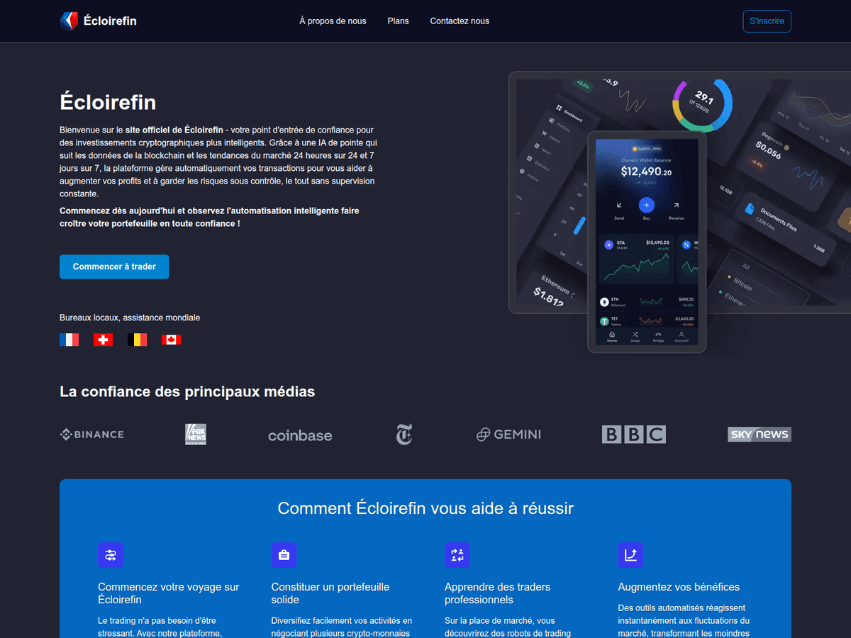 Screenshot von Ecloirefin