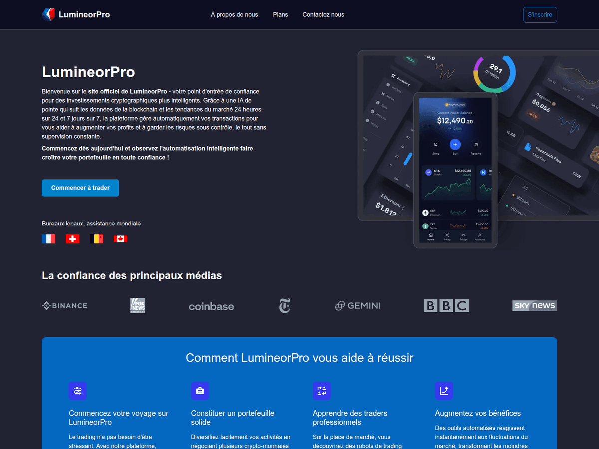 Screenshot von Lumineorpro